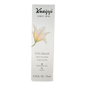 3/$25 Kneipp Eye Cream Reactivation Lady's Mantle .5 fl oz 15 ml